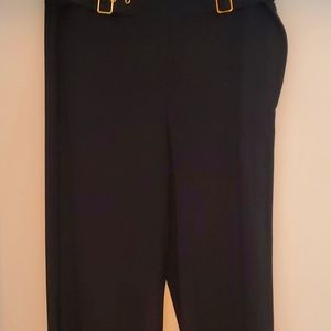 Ladies dress wide leg crop pants